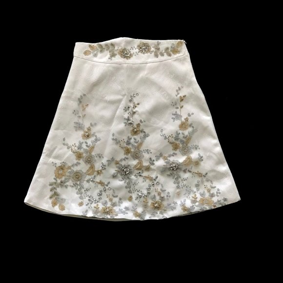 # NiniFashion - Beaded Skirt & Sheer Top Sz L - Picture 3 of 12